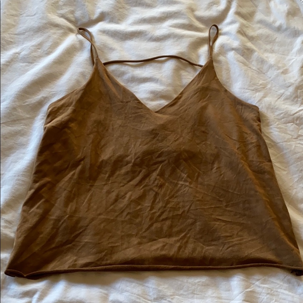 Suede-like tank